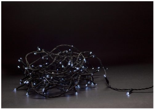 Entac Karácsonyi IP44 120 LED Füzér hideg fehér 9m Távirányítóval
