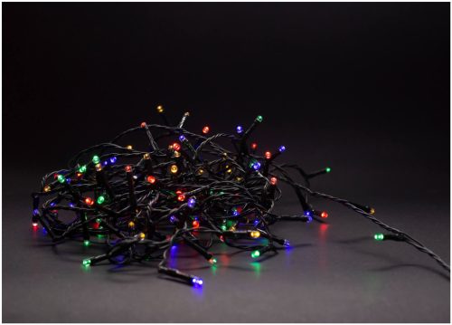 Entac Karácsonyi IP44 Fényfüzér 50 LED MC 5m IR Távirányítóval (3AA nt.)