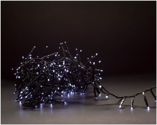Entac Karácsonyi IP44 700 LED Fürtös Fénysor hideg fehér 14m