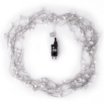   Entac Karácsonyi IP44  Fényfüzér 15mm Balls 120 LED 9m MC