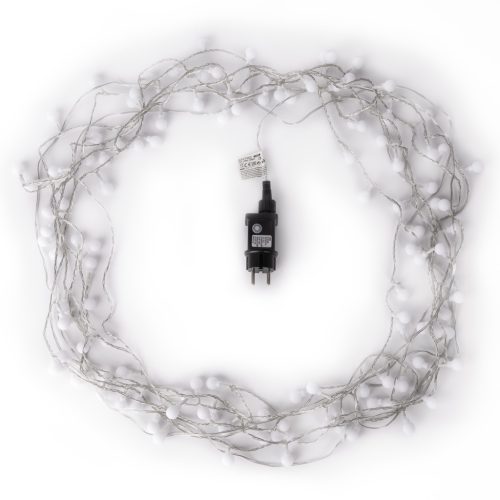 Entac Karácsonyi IP44  Fényfüzér 15mm Balls 120 LED 9m MC