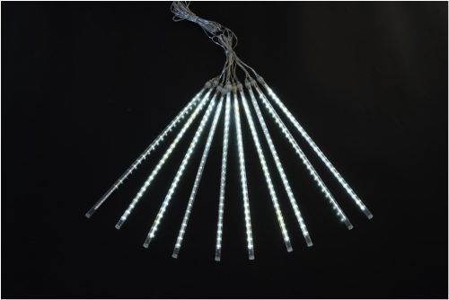 Entac Karácsonyi IP44 240 LED Műanyag Meteoreső 300mm hideg fehér 3m