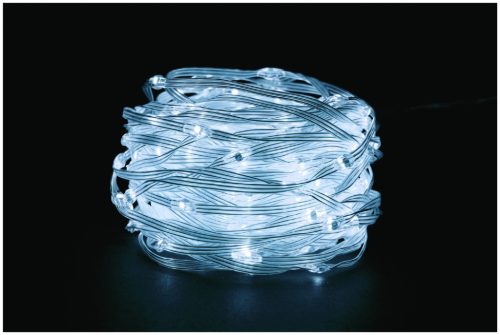 Entac Karácsonyi IP44 200 PVC Bevonatú Micro LED hideg fehér 20m