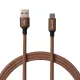 Entac Töltőkábel USB A -> C Excellence Barna 150cm