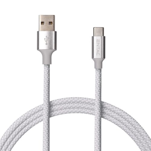 Entac Töltőkábel USB A -> C Charmer Ezüst 150cm
