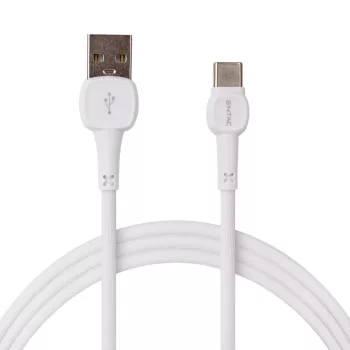 Entac Töltőkábel USB A -> C Classic Fehér 150cm