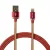 Entac Töltőkábel USB A -> Lightning Fashion King Piros 100cm