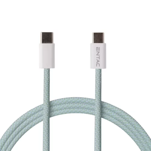 Entac Töltőkábel USB C -> C Casual Zöld 150cm