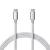 Entac Töltőkábel USB C -> C Charmer Ezüst 150cm