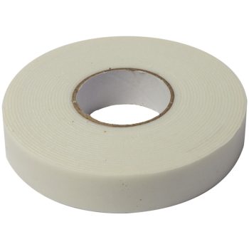 Entac Kétoldalas Szivacs Szalag 1x19mm Fehér 2m