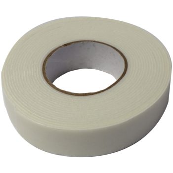 Entac Kétoldalas Szivacs Szalag 1x19mm Fehér 5m