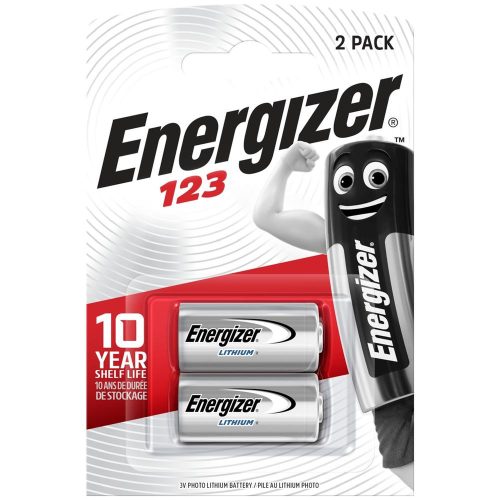 Energizer Fotóelem Lítium CR123A B2