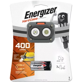 Energizer Fejlámpa Hard Case Pro Mágneses + 3xAAA