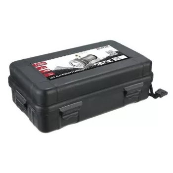   AVIDE Entac Elemlámpa 5W T6 Aluminium 2X18650 És Fali Töltő Tartozék