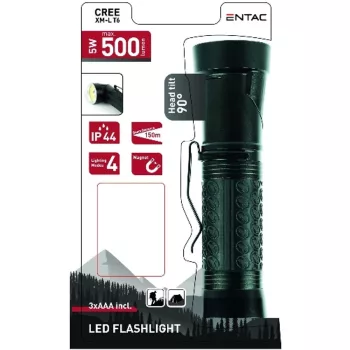 AVIDE Entac Elemlámpa 90°  5W T6 Alu 3Xaaa