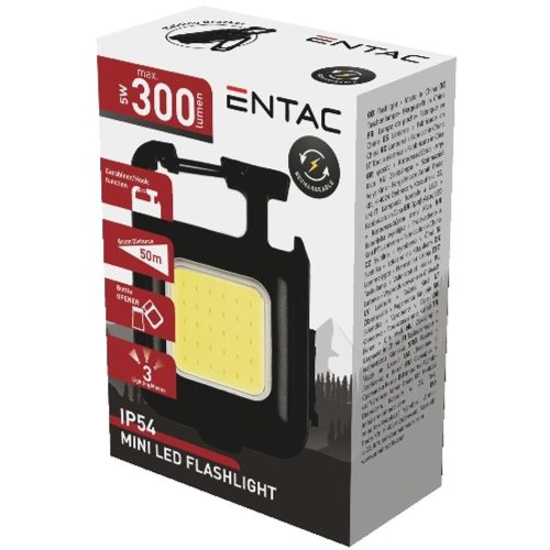 AVIDE Entac Mini Kocka Kulcstartós Újratölthető 200Mah Elemlámpa