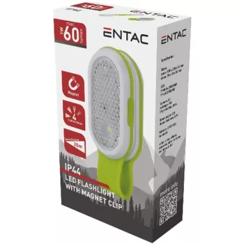   AVIDE Entac Elemlámpa Mágneses Csíptetető, 2*Cr1220 Incl.