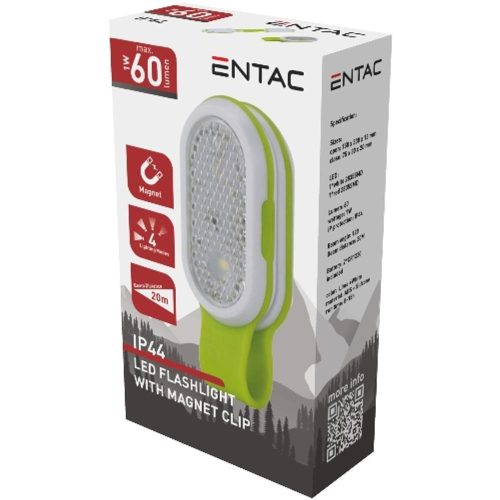 AVIDE Entac Elemlámpa Mágneses Csíptetető, 2*Cr1220 Incl.