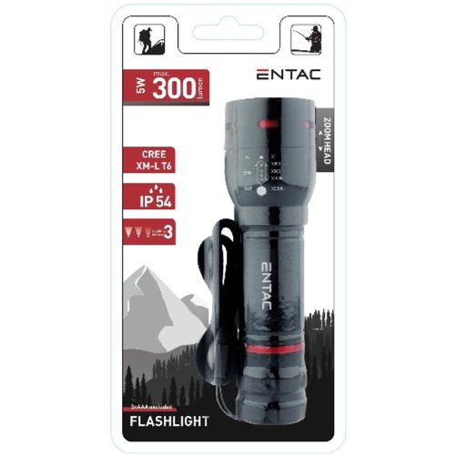 AVIDE Entac Elemlámpa Fókuszálható Alu 5W T6 3Aaa Excl