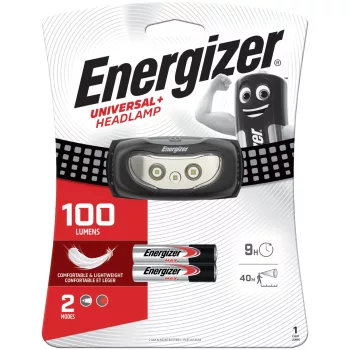 Energizer Fejlámpa Universal Plus + 2xAAA