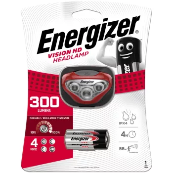 Energizer Fejlámpa Vision HD + 3xAAA