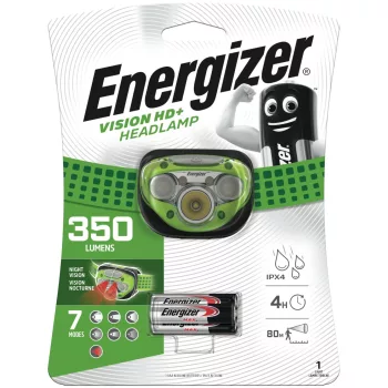Energizer Fejlámpa Vision HD Plus + 3xAAA