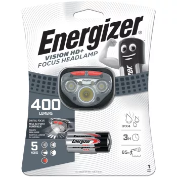 Energizer Fejlámpa Vision HD+ Focus + 3xAAA