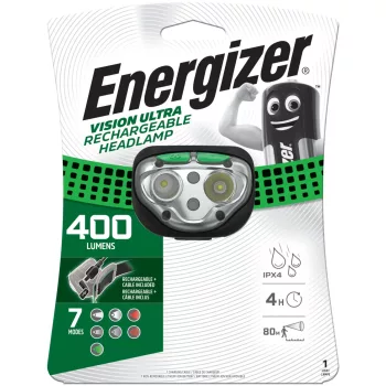 Energizer Fejlámpa Vision Újratölthető
