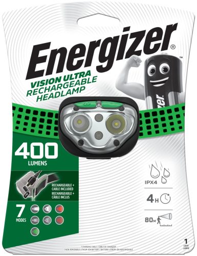 Energizer Fejlámpa Vision Újratölthető