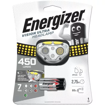 Energizer Fejlámpa Vision Ultra + 3xAAA