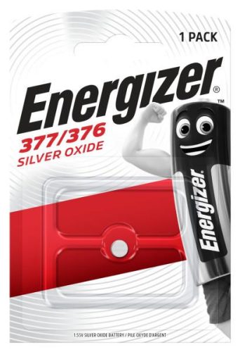 Energizer Ezüst-Oxid Gombelem 377/376 B1