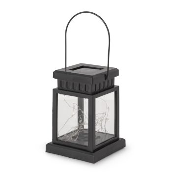   Entac Kerti Szolár Lámpa, Függő Lámpás, 127mm, 20db meleg fehér Rézhuzalos Micro LED, 12db/kínáló