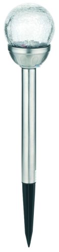 Entac Kerti Szolár Lámpa 400mm Rozsdamentes acél Üveg fej 1 LED RGB 12/kínáló