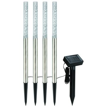 Entac Kerti Szolár Lámpa 470mm Rozsdamentes acél 4 LED