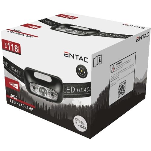 AVIDE Entac Fejlámpa 5W 700Mah Fekete
