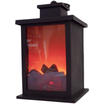 Entac LED Lámpa Kandalló Láng Imitációval 17cm 3xAA nt.