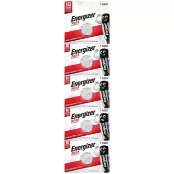 Energizer Gombelem Lítium CR2025 Kartella B5