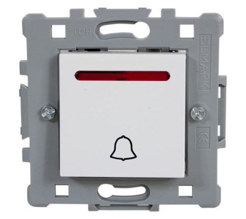 SPLENDOR EL0609 DOORBELL SWITCH WHITE WITH LIGHT