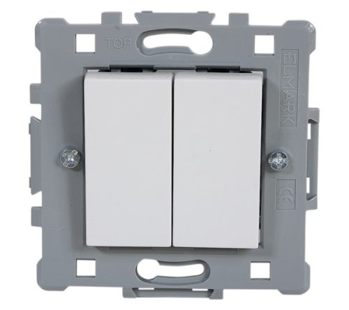 SPLENDOR EL0611 2 BUTTONS 2 WAY SWITCH WHITE