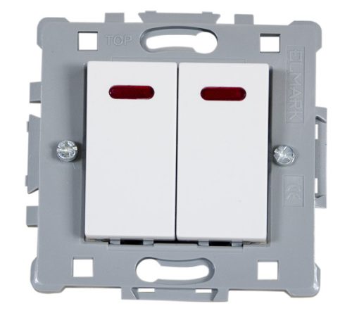 SPLENDOR EL0612 2 BUTTONS 1 WAY SWITCH WITH LIGH