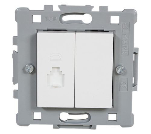 SPLENDOR EL0623 PHONE SOCKET WHITE
