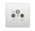 SPLENDOR EL0668 TV, FM, SAT SOCKET WHITE