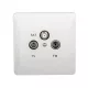 SPLENDOR EL0668 TV, FM, SAT SOCKET WHITE