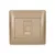 RHYME PHONE SOCKET GOLDEN METALLIC