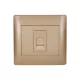RHYME PHONE SOCKET GOLDEN METALLIC