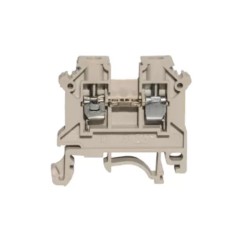 SCREW TERMINAL BLOCK 4MM2 HF PA66 UL94, GREY
