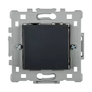 SPLENDOR EL0601 1 BUTTON 1 WAY SWITCH BLACK