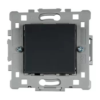 SPLENDOR EL0602 1 BUTTON 2 WAY SWITCH BLACK