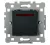 SPLENDOR EL0606 1 BUTTON 1 WAY SWITCH BLACK WITH LIGHT