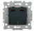 SPLENDOR EL0612 2 BUTTONS 1 WAY SWITCH WITH LIGHT BLACK